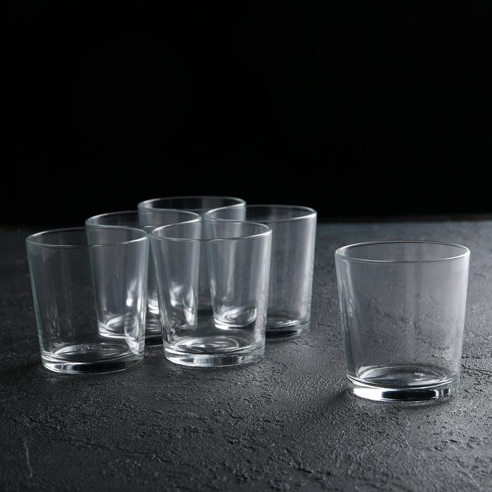 Набор стеклянных стаканов «Ода», 250 мл, 6 шт набор стаканов стеклянных доменик 250 мл 2 шт
