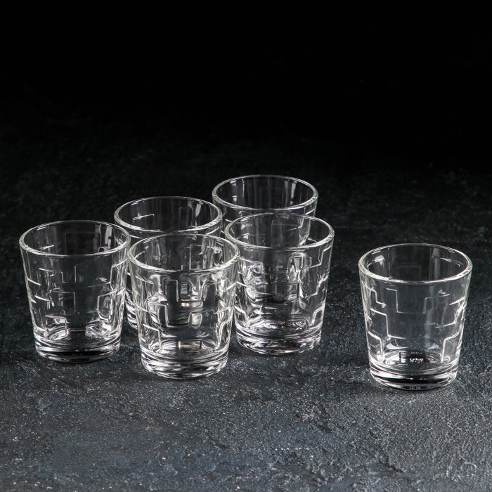 Набор стопок 50 мл "Лабиринт", 6 шт