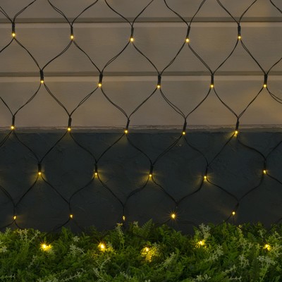 УЦЕНКА СЕТЬ, уличная на солнечной батарее Ш:2 м, В:1,5 м, Н.Т ,LED-192, 2 режима, Т/БЕЛЫЙ