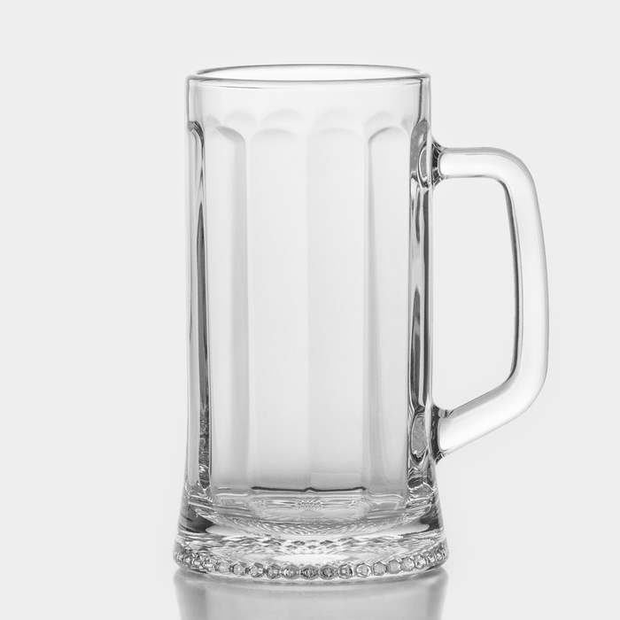 Кружка стеклянная для пива «Ладья», 330 мл