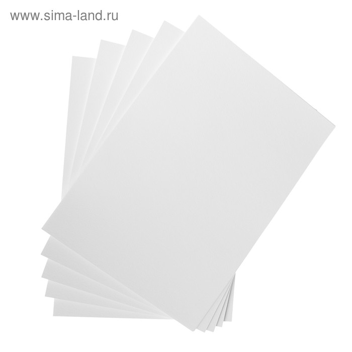 Бумага для рисования А2, 5 листов, 50% хлопка, 300 г/м² бумага для рисования а2 50 листов 50% хлопка 300 г м²