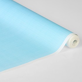 Бумага масштабно-координатная 40 г/м², ширина 640 мм, в рулоне 10 метров, голубая