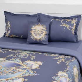 

Постельное бельё "Этель" евро Драгоценности 200х220 см, 240х260 см, 50х70+3 см - 2 шт, мако-сатин