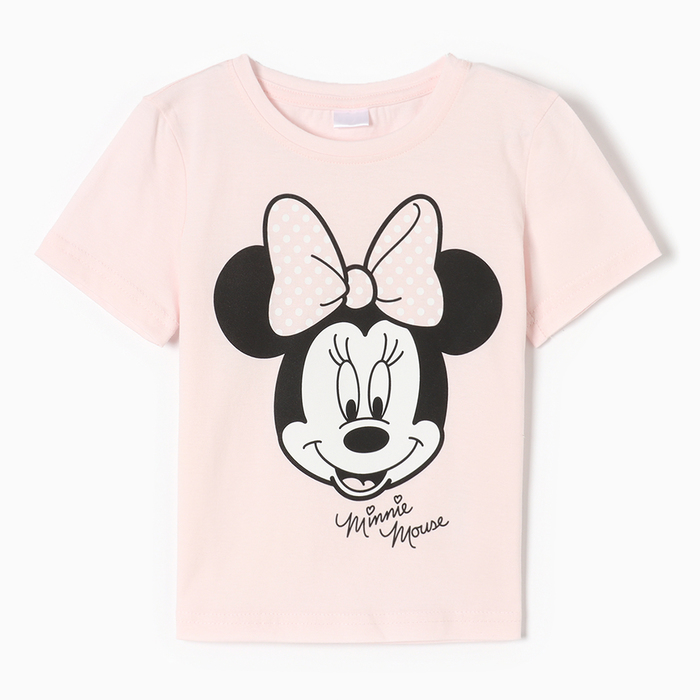 

Футболка Disney "Minnie Mouse", рост 122-128 (34), розовый МИКС