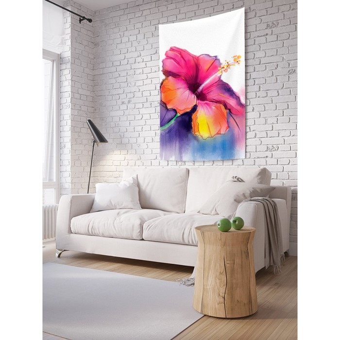 Декоративное панно с фотопечатью «Цветочное волшебство», вертикальное, размер 100х150 см энчантималс цветочное волшебство