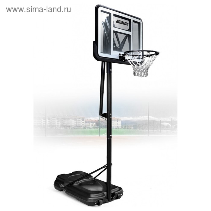 фото Баскетбольная стойка standart 021, размер щита 111 х 4 х 79 см start line