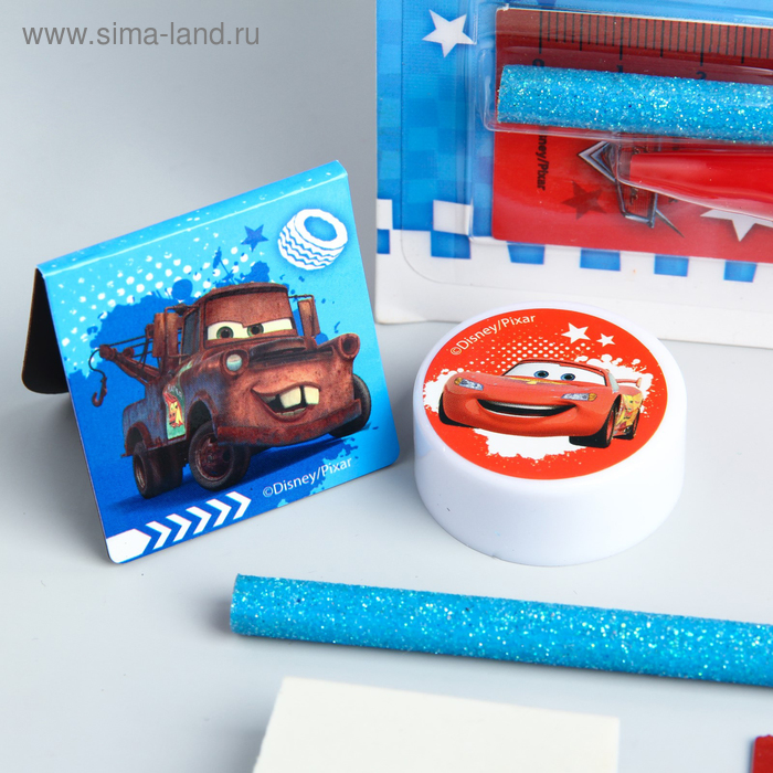 

Канцелярский набор, Тачки, 7 предметов