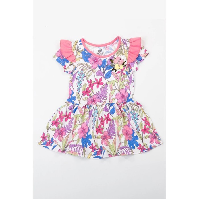 фото Платье для девочки, цвет мультиколор, рост 128 см batik