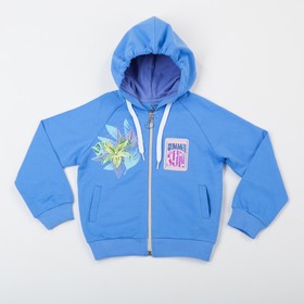 

Толстовка для девочки, цвет синий, рост 128 см