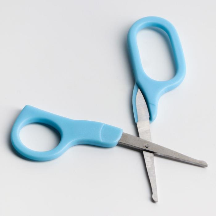 Ножницы детские безопасные, от 0 мес., цвета МИКС