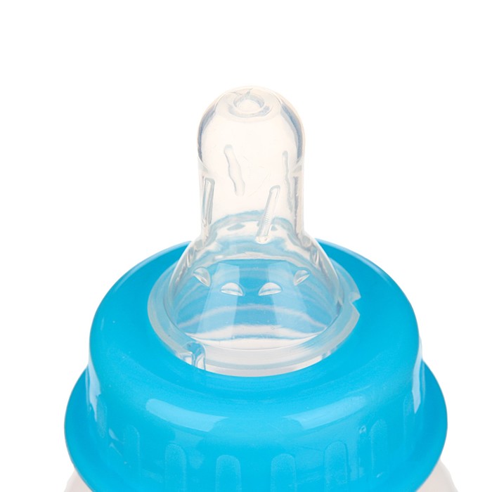 Бутылочка для кормления, 125 мл, от 0 мес., цвета МИКС