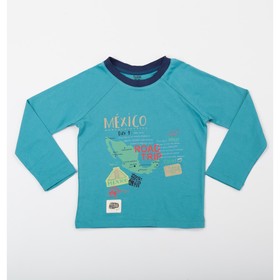 

Футболка для мальчика, цвет тёмно-голубой, рост 92 см