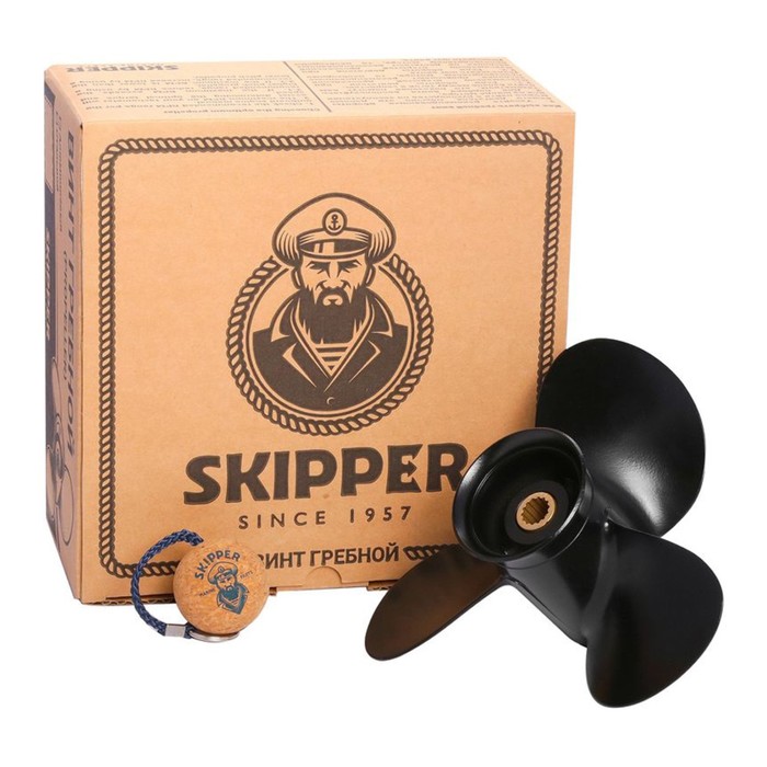 

Винт гребной Skipper, Tohatsu 9.9-18 л.с., алюминий, шаг 11, d=9 1/4 дюйма