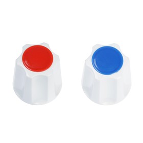 

Маховик на смеситель №1 белый, под квадратный шток, набор 5 пар