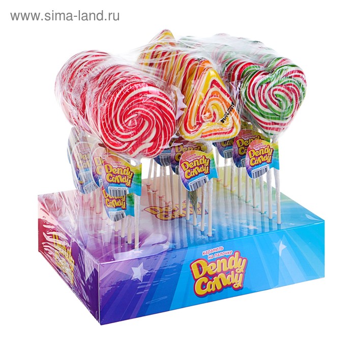 

Леденцовая карамель на палочке Dendy Candy «Микс Твист», 30 г