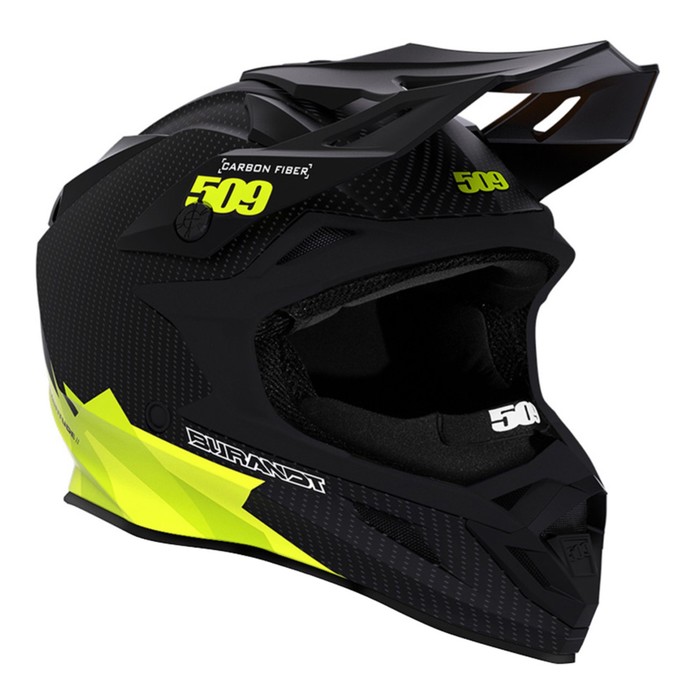 Шлем 509 Altitude Carbon Fidlock, размер XS, чёрный, жёлтый шлем 509 delta r3l с подогревом размер m чёрный жёлтый камуфляж