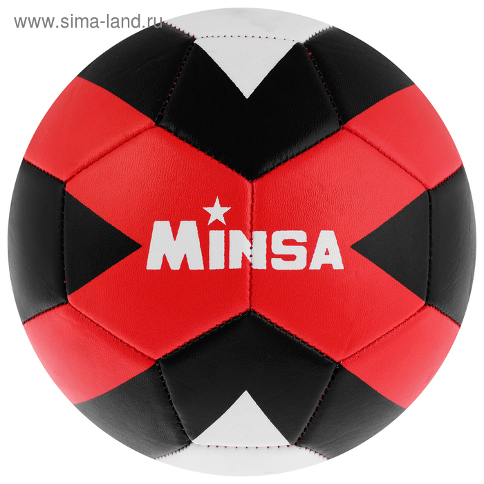 фото Мяч футзальный minsa, размер 4, 32 панели, pvc, бутиловая камера, 260 г
