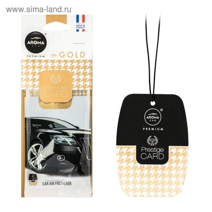 Ароматизатор подвесной PRESTIGE CARD Gold AC92666