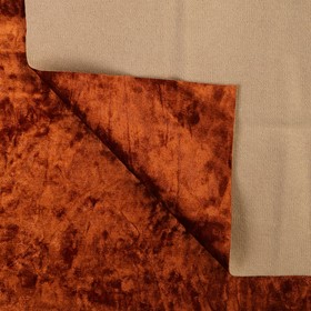 

Плюш винтажный 50х50см, рыжий 100% п/э