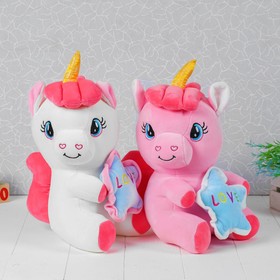 

Мягкая игрушка «Единорог со звездой», 30 см, цвета МИКС