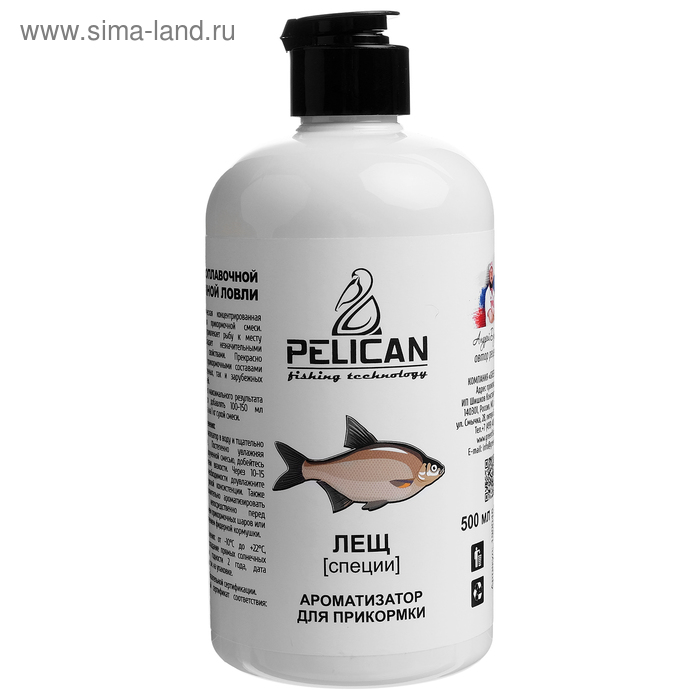 

Ароматизатор PELICAN, лещ специи, 500 мл