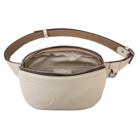 

Поясная сумка, отдел на молнии, регулируемый ремень, цвет молочный