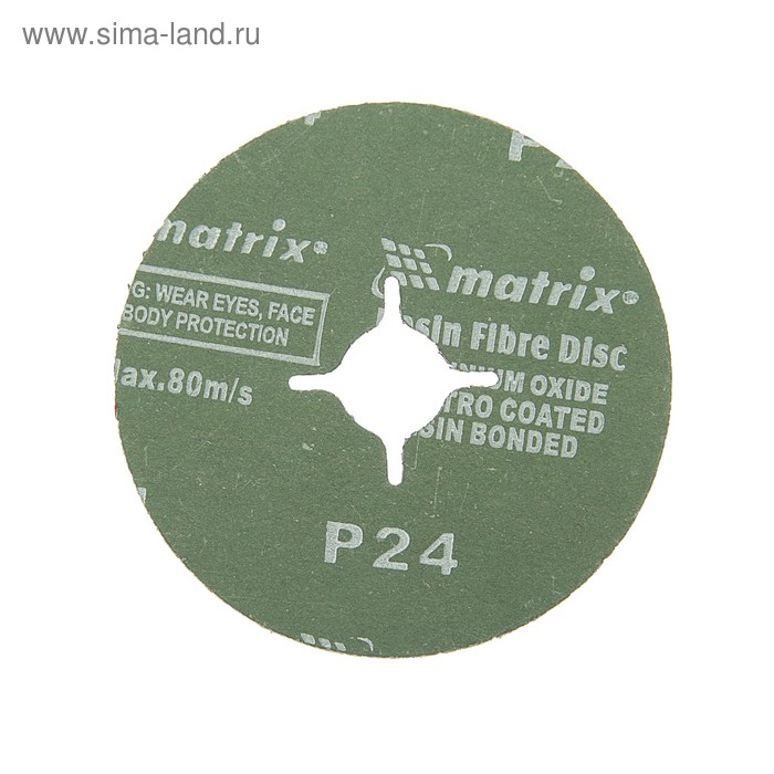 

Круг фибровый Matrix 73901, Р24, 115х22 мм, ширина 0.5 мм, 5 шт.