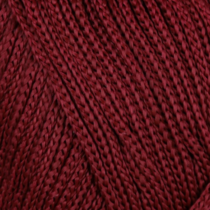 

Пряжа "Macrame Макраме" 100% полиэстер 130м/90гр (145 бордо)