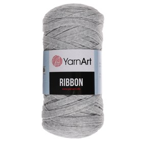 

Пряжа "Ribbon" 40% полиэстер, 60% хлопок 125м/250гр (757 серый)