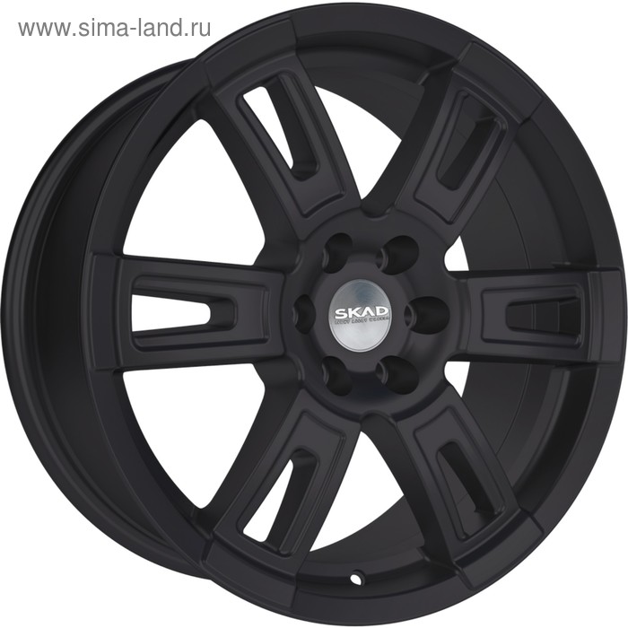 

Диск литой SKAD Тор 8x18 6x139.7 ET25 d106.2 чёрный-бархат