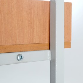 

Стеллаж библиотечный односторонний, 900х320х1900