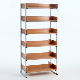 

Стеллаж библиотечный двухсторонний, 900х520х1900