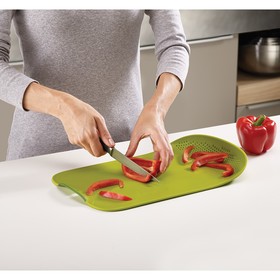 

Доска разделочная Chop Drain, зелёная