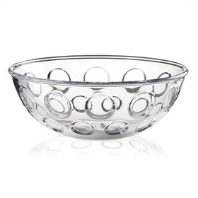

Салатница Forme Casa 25 см, прозрачная