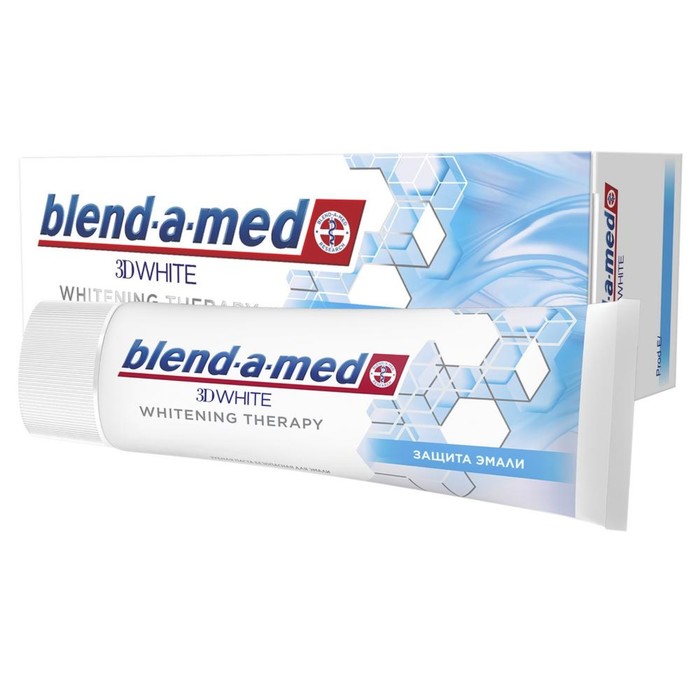 фото Зубная паста blend-a-med 3d white whitening therapy «защита эмали», 75 г