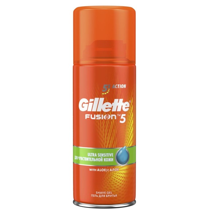 Гель для бритья Gillette Fusion 5 Ultra Sensitive, 75 мл