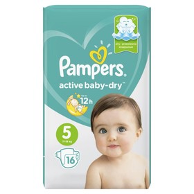 

Подгузники Pampers Active Baby-Dry, размер 5, 16 шт.