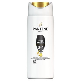 

Шампунь для волос Pantene 3 в 1 «Густые и крепкие», для тонких и ослабленных волос, 90 мл