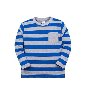 

Лонгслив для мальчика "Fashionable blue", цвет меланж/синий, рост 104-110 см