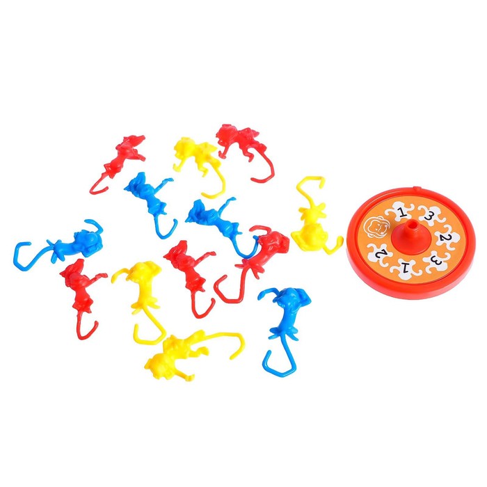 Настольная игра на ловкость «Мартышкин хвост»: рулетка, разноцветные мартышки