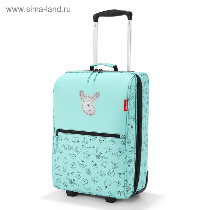 фото Чемодан детский trolley xs cats and dogs mint, водоотталкивающий полиэстер reisenthel