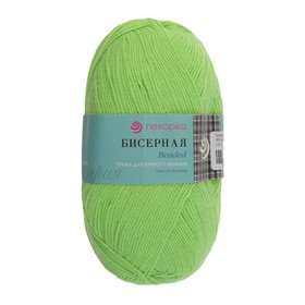 

Пряжа "Бисерная" 100% акрил 450м/100гр (483 незрелый лимон)