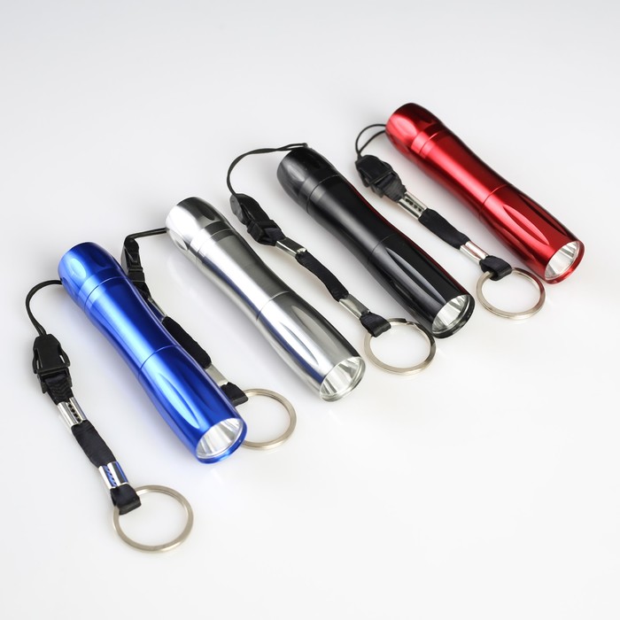 Фонарик ручной «Гантеля», 1 диод, микс