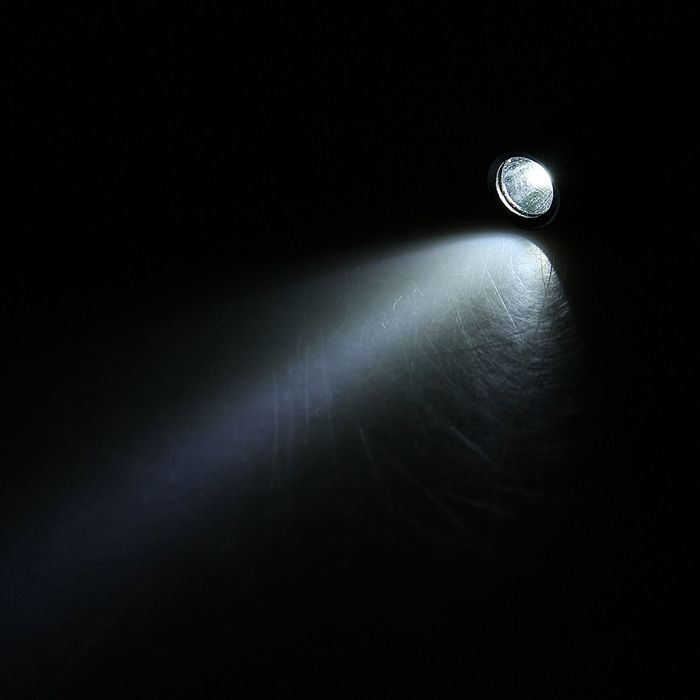 Фонарик ручной "Факел" 1 диод, 2 батарейки ААА