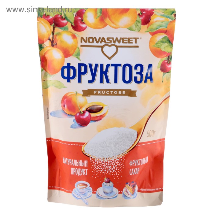 Фруктоза, упаковка «Novasweet», 500 г