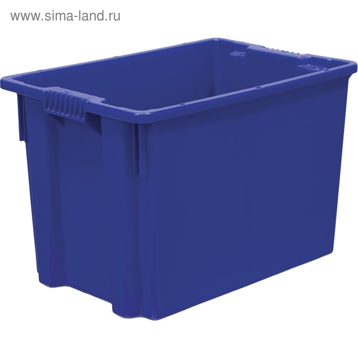  Ящик универсальный, сплошной 600х400х400 синий