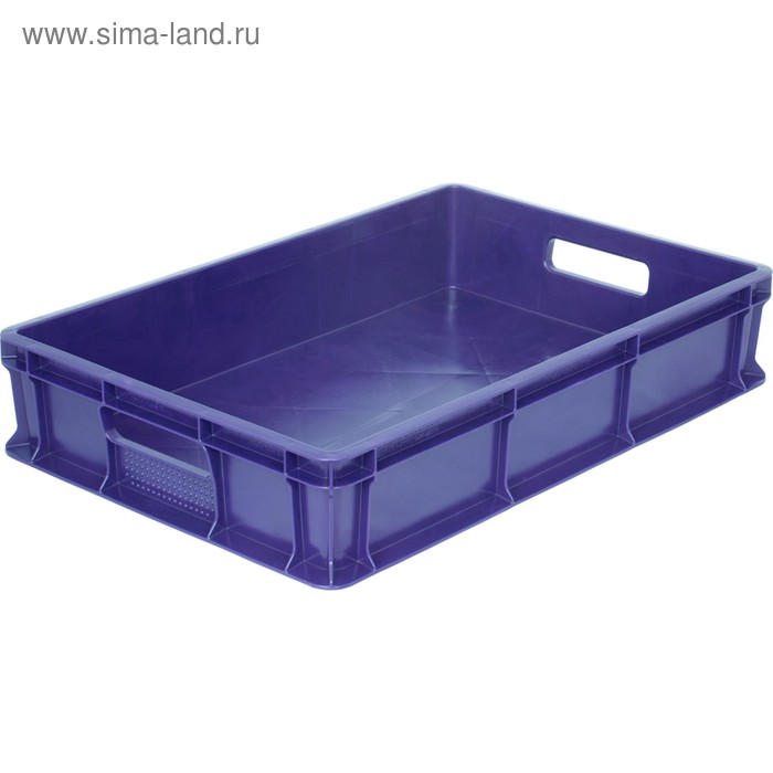  Ящик универсальный, сплошной 600*400*120 синий