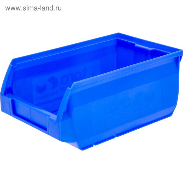 фото Лоток для склада sanremo, сплошной, синий, 170х105х75 мм tara.ru