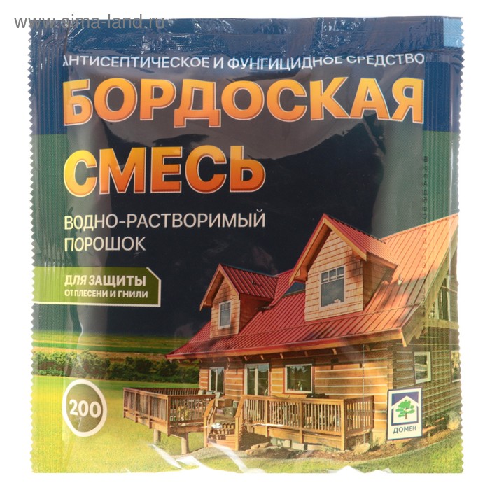 

Средство от плесени и гнили Бордоская смесь "Домен" 200 г