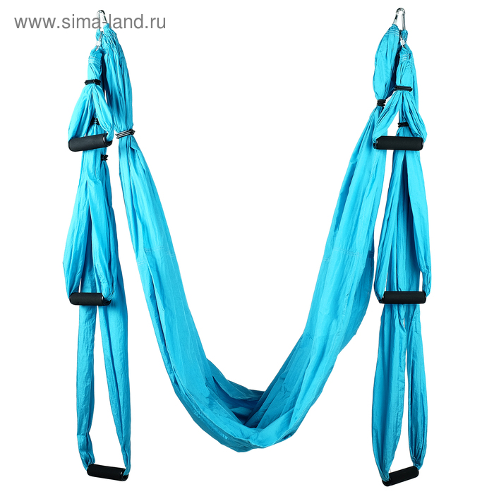 фото Гамак для йоги 250 × 150 см, цвет голубой sangh